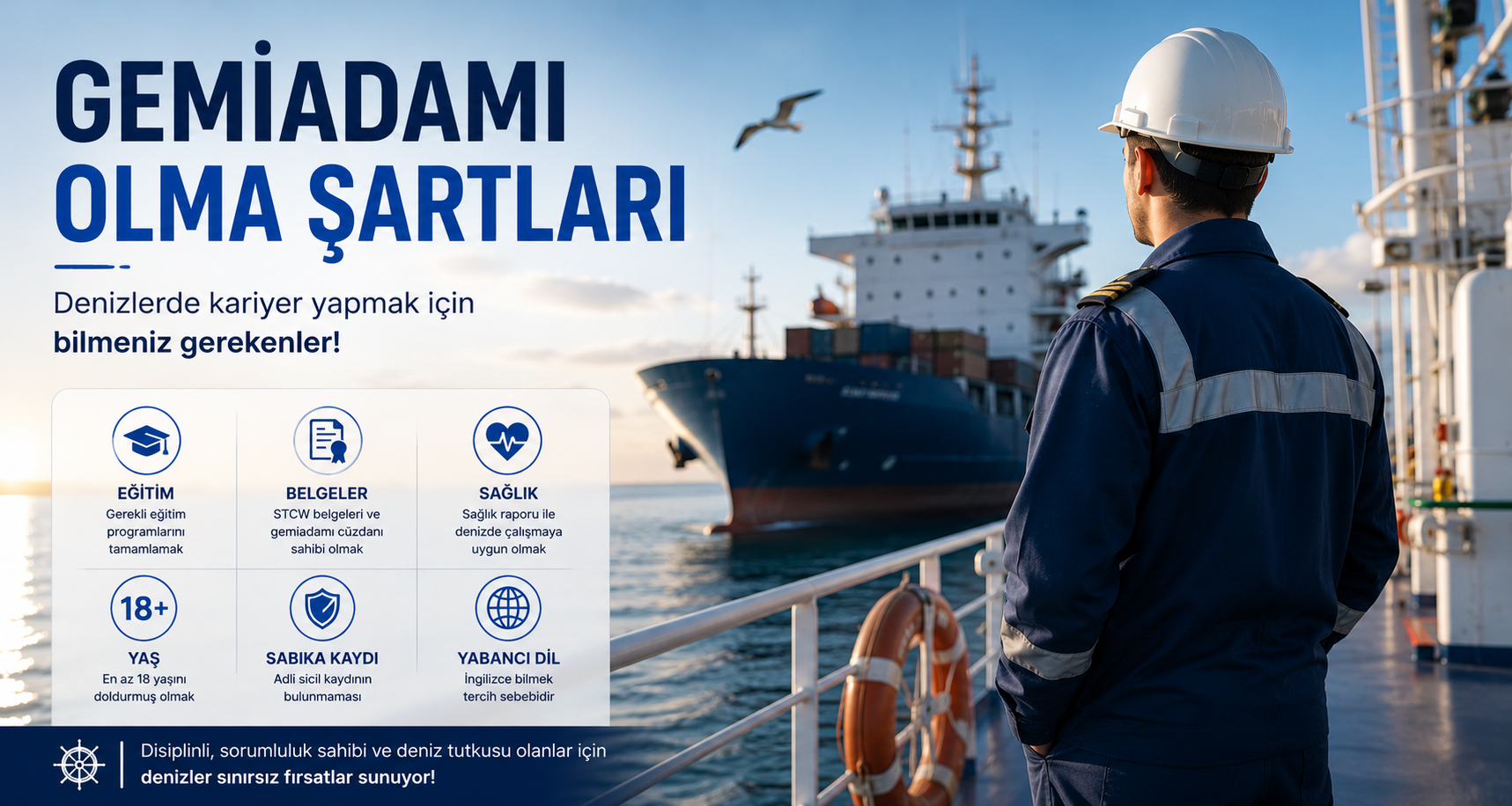 Gemiadamı Olma Şartları
